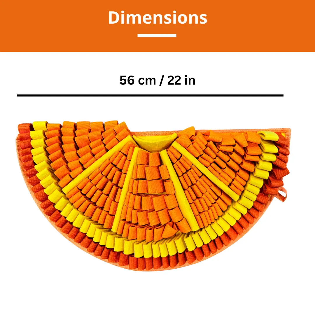 Pawz N Dogz Snuffle Mat - Tangy Orange - Level 2