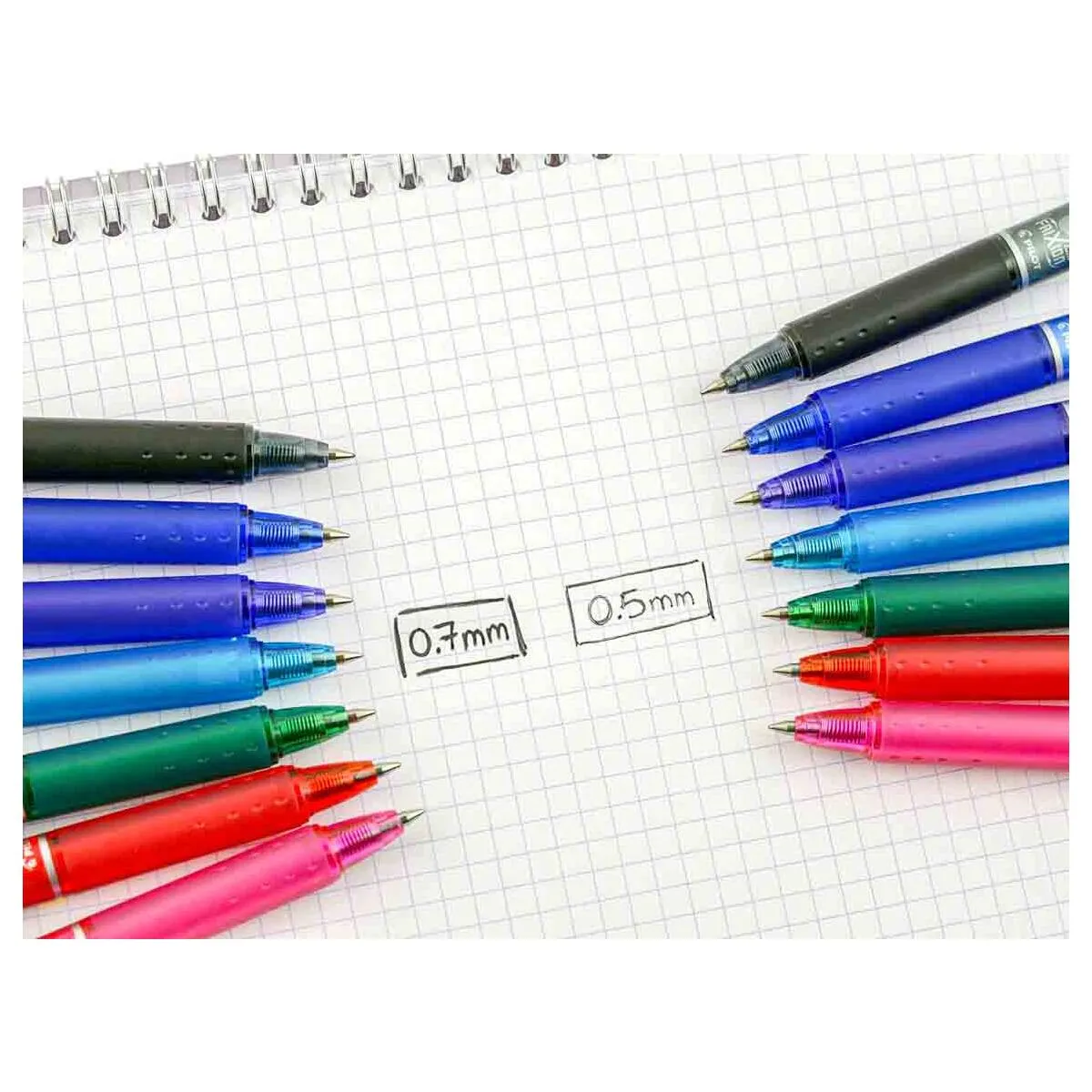 Pilot FriXion Ball Clicker M 0.7 Black Ink Rollerball Pen with Refills