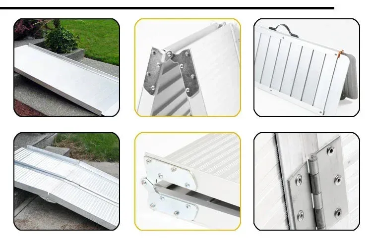 Portable Folding Wheelchair Ramp - Durable Access for Stroke Survivors
