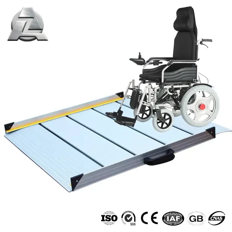 Portable Folding Wheelchair Ramp - Durable Access for Stroke Survivors