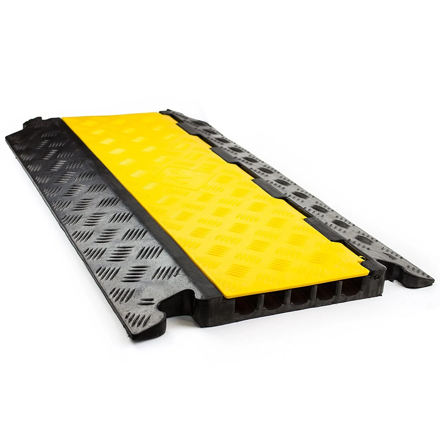 RK RK-CP-5CST, 5Channel Modular Rubber Cable Protector Ramp-straight