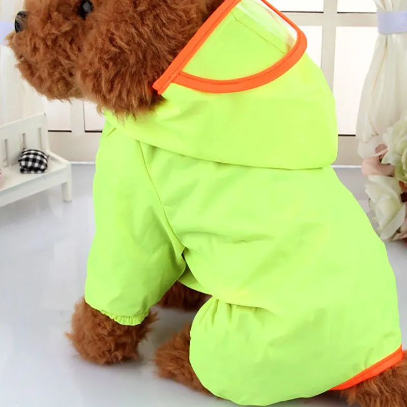 Small medium dog raincoat