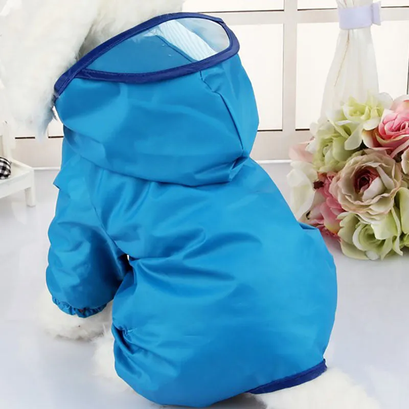 Small medium dog raincoat