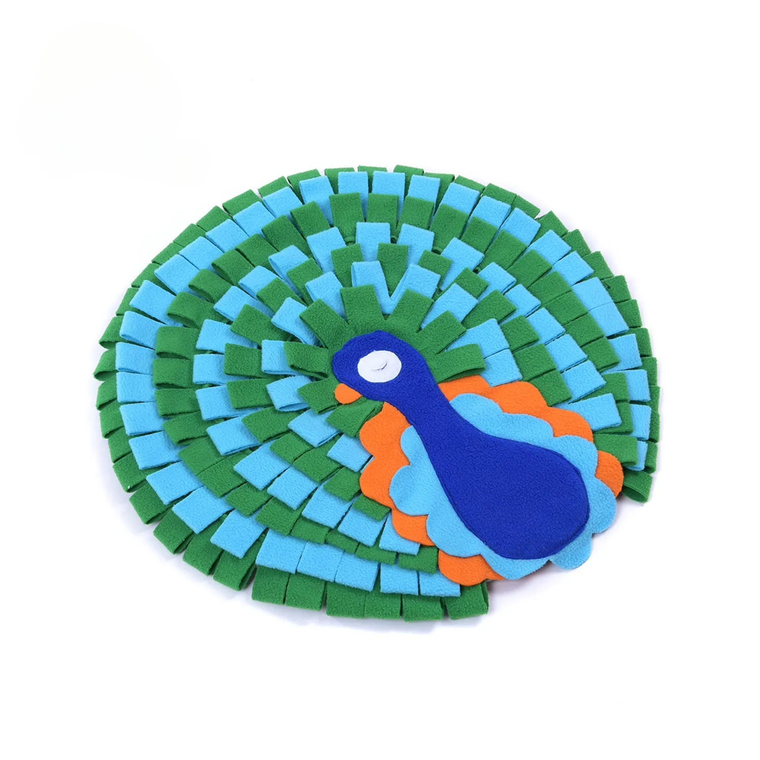 Snuffy - Peacock Pet Snuffle Mat