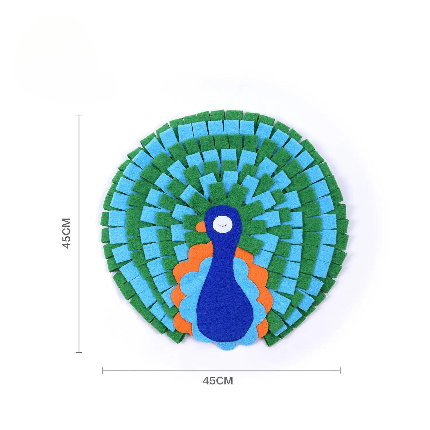 Snuffy - Peacock Pet Snuffle Mat