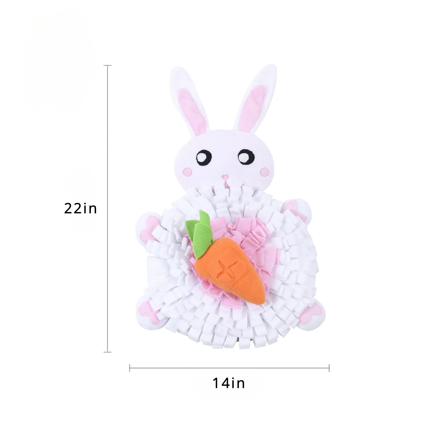 Snuffy - Rabbit-Shaped Pet Snuffle Mat