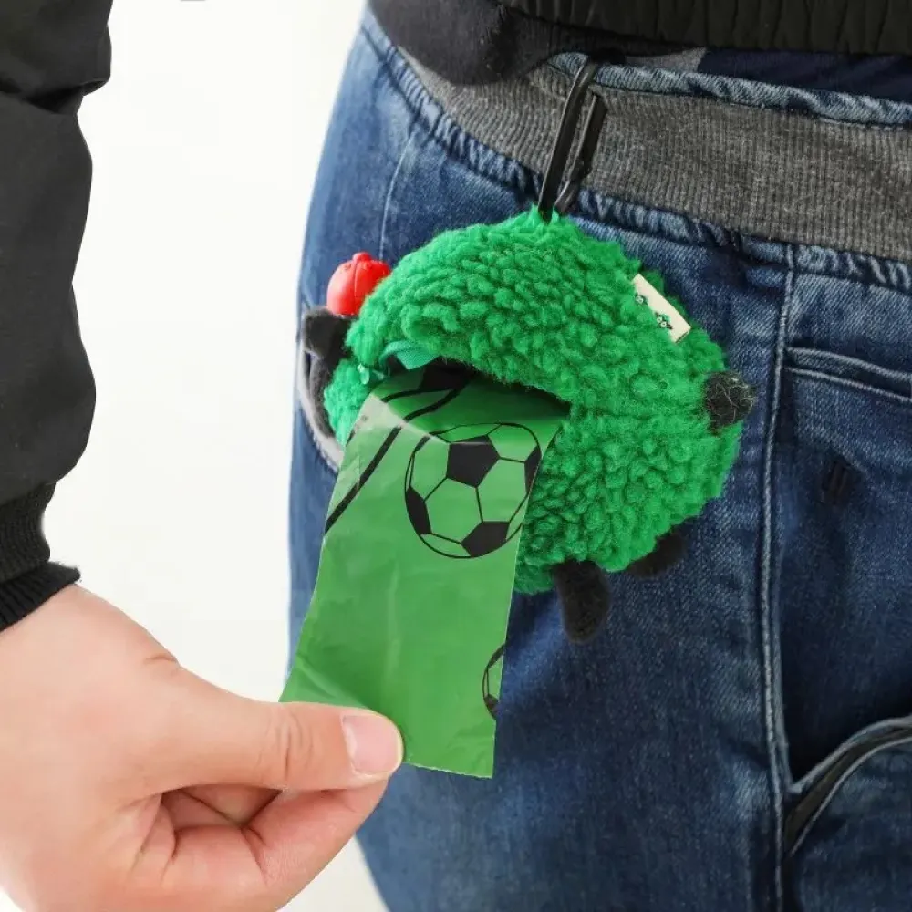 Talking Dog Club Baa Baa Black Sheep! Poop Bag Dispenser for Dogs and Cats (Green)