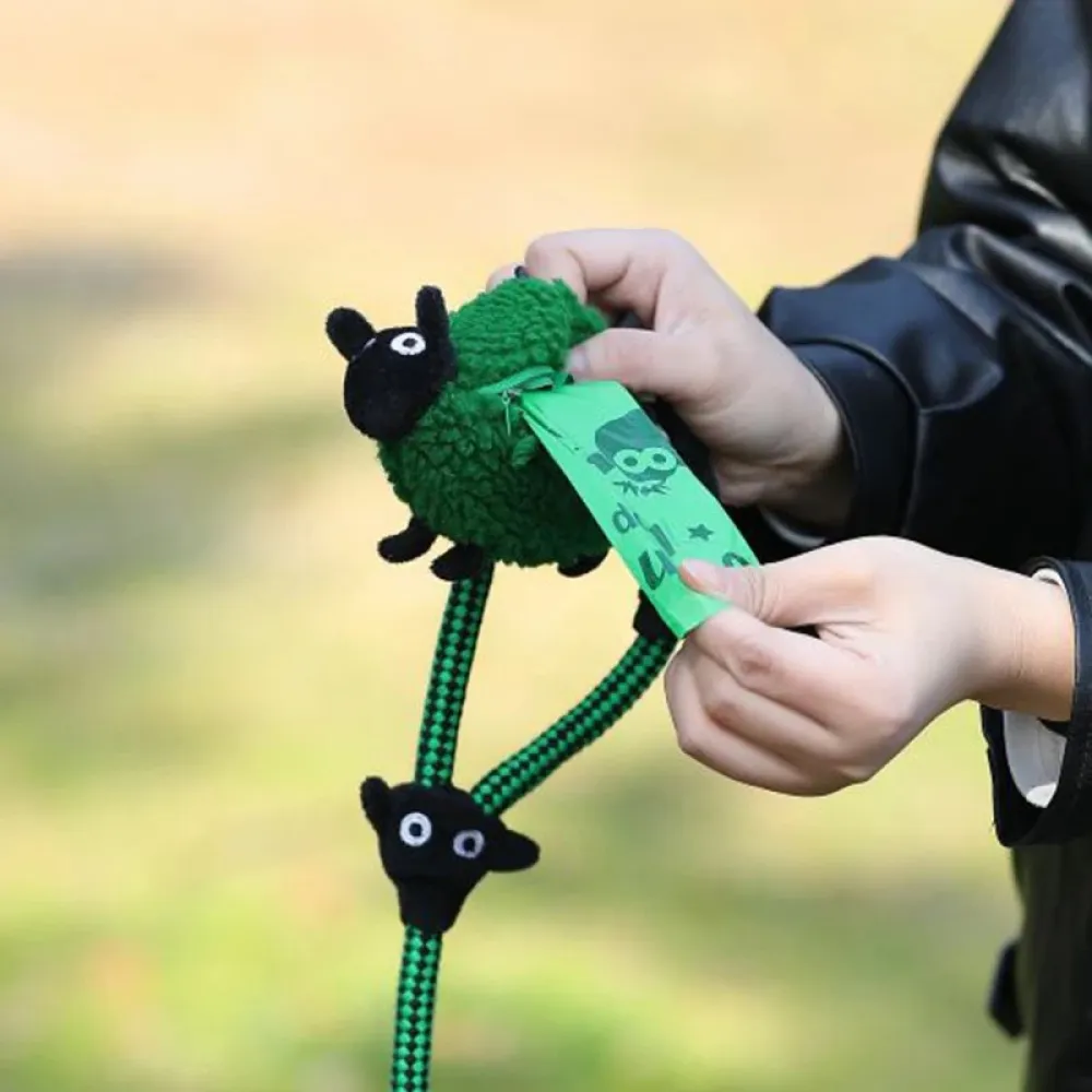 Talking Dog Club Baa Baa Black Sheep! Poop Bag Dispenser for Dogs and Cats (Green)