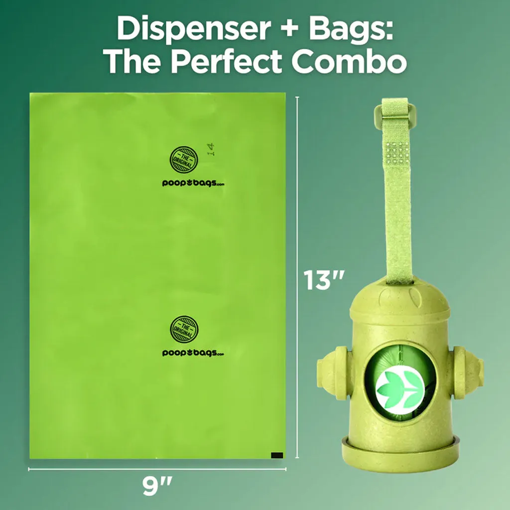 The Original Poop Bags Hydrant Dispenser with Poop Bags, 15-count